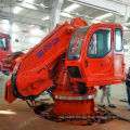 OUCO Custom 6t Marine Crane With Knuckle And Telescoping Boom To Save Space